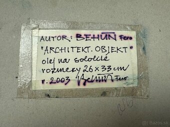 Originál olejomaľba - František Behúň-signovane - 5