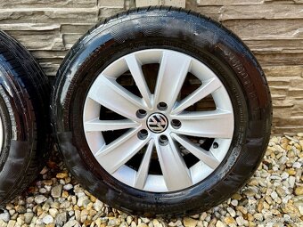 Komplet letnú sadu alu na Vw,Škoda,Seat- 5x112 215/60 R16. - 5