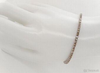 5,20 ct Diamantový tenisový náramok z bieleho zlata - 5