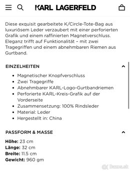karl Lagerfeld s crossbody popruhom - 5