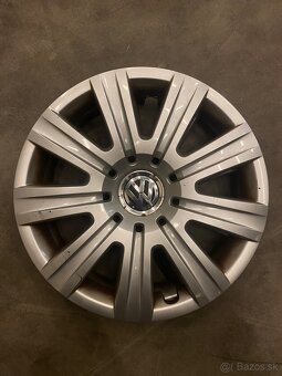 Plechové disky R16 VW Sharan + puklice - 5