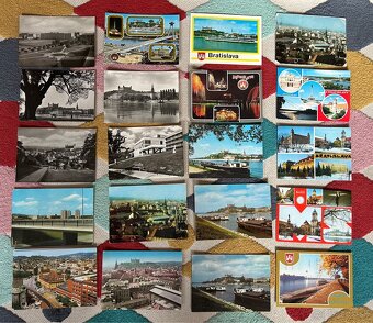 3x mapa Bratislavy 35x pohľadnica - 5