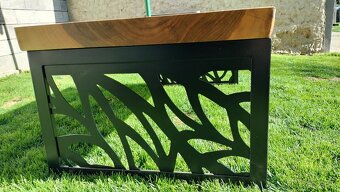 Masívny orechový stôl - 5