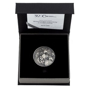 Investicne striebro mince minca Český Lev - 5