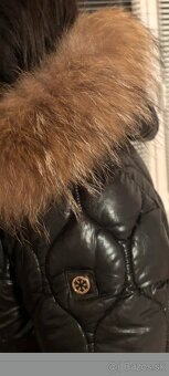 Zimná bunda s pravou kožušinou z líšky - 5