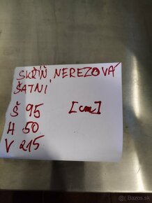 Nerez šatníková dvojskriňa - 5