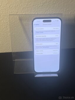 Predám Apple iPhone 15 256GB Black Známky opotrebovania - 5