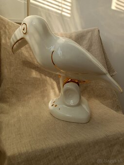Porcelánová soška Tukan - 5