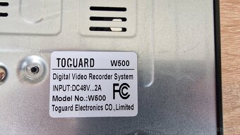NVR Toguard W500 s 1TB HDD na 8 POE kamier 8MP 4K - 5