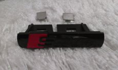 MIX AUDI SLINE PREDNE ZADNE CIERNE STRIEBORNE - 5