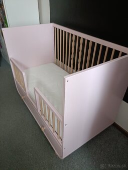 Postieľka IKEA myllra ružová - 5