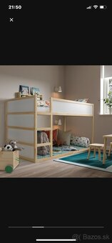Obojstranná posteľ IKEA KURA - 5