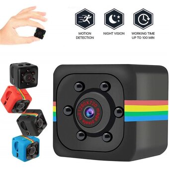 Mini kamera Full HD 1080P COP CAM čierna - 5