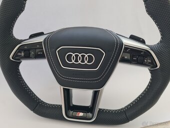 AUDI VOLANT - SPORTOVY S LOGOM S + AIRBAG + PADLA - 5