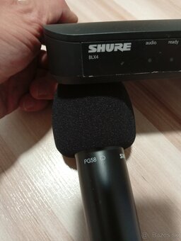 Bezdrôtový mikrofón Shure BLX4. + PG58 - 5