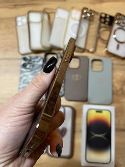 Predám iPhone 14pro gold 128gb - 5
