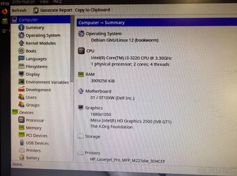 Počítač Dell s LINUXOM / i3-3220 / 4GB RAM / 500GB HDD - 5