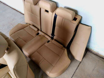 sedadla kožene BMW X3 E83 kremove mechanicke - 5