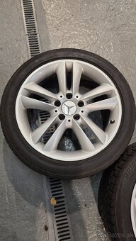 Mercedes disky + zimné pneu R17 - 5