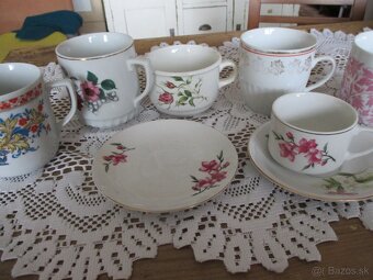 hrnčeky, tanierky, taniere - 5