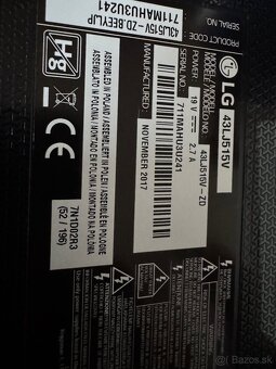 Predám televizor Lg 43LJ515V - 5
