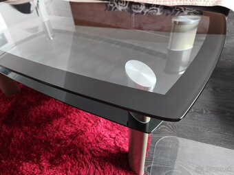 Sklenený konferenčný stolik - 5
