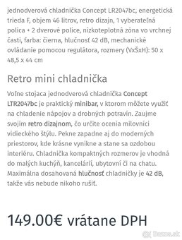 Retro minichladnička Concept - 5