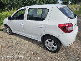 Predam dacia sandero 1,2 benzín 55kw rok 2013 - 5