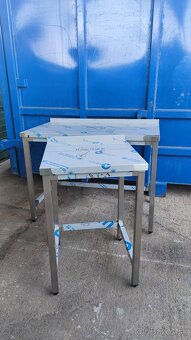 Stôl do veľkokuchyne, gastro nábytok, stoly nerezové - 5