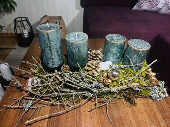 Vianočné vence, ikebany - 5