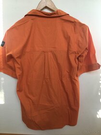 Pánska / chlapčenská oranžová košeľa - 5