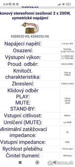 Koncový stupeň Max 2x200w , modul - 5