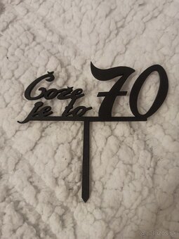 Zápich na tortu 50,60,70 - 5