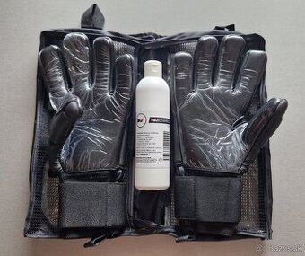 NOVÉ brankárske rukavice BU1 All Black NC 8.5 + sampon - 5