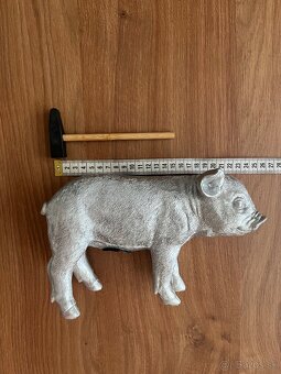 Prasiatko šporkasa / pokladnička s kladivkom na rozbitie - 5