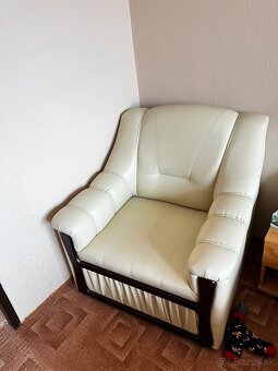Predam tuto koženú sedaciu súpravu - 5