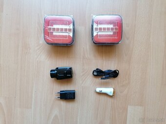 Predám zadné prenosné svetlá magnetické dynamické bezkáblov - 5