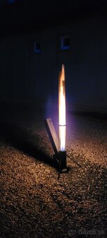 Terasový ohrievač,záhradné svetlo,rocket stove. - 5