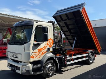 VOLVO FL280 SKLÁPAČ TROJSTRANNÝ HYDRAULICKÁ RUKA HIAB - 5