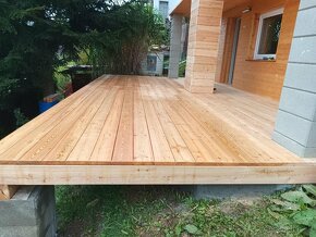 Tlakovo impregnované terasové dosky červený smrek 27x148 - 5