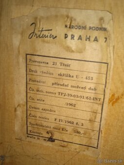 Sestava 7 ks nábytku, návrh J. Jiroutek, 1962,Československo - 5