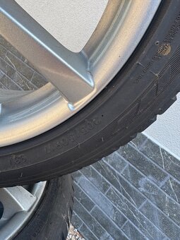 Hliníkové disky Mazda 5x114,3 R17 + nové zimné 205/50 R17 - 5