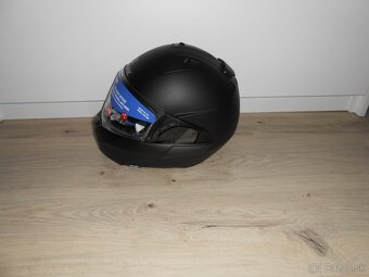 Predam krasnu novu moto prilbu znacky SHARK EVO GT BLANK MAT - 5