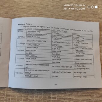 Predám nový digitálny osciloskop – multimeter GD188 - 5