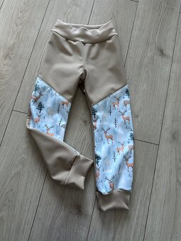 Softshellove nohavice s flisom 80-140 - 5