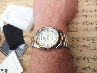 Hodinky Day Date nové, na štýl Rolex-iek - 5