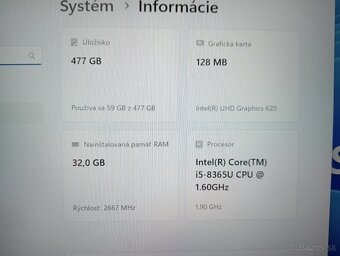 Lenovo Thinkpad L490 , Intel® Core™i5 ,32gb ram ,500gb ssd - 5