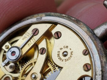 strieborné hodinky  Savoye Frères & Cie - 5