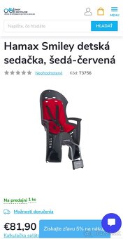 Detská sedačka na bicykel - 5