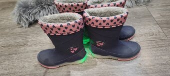 Gumáky pre dvojičky 26/27 zateplené svietiace - 5
